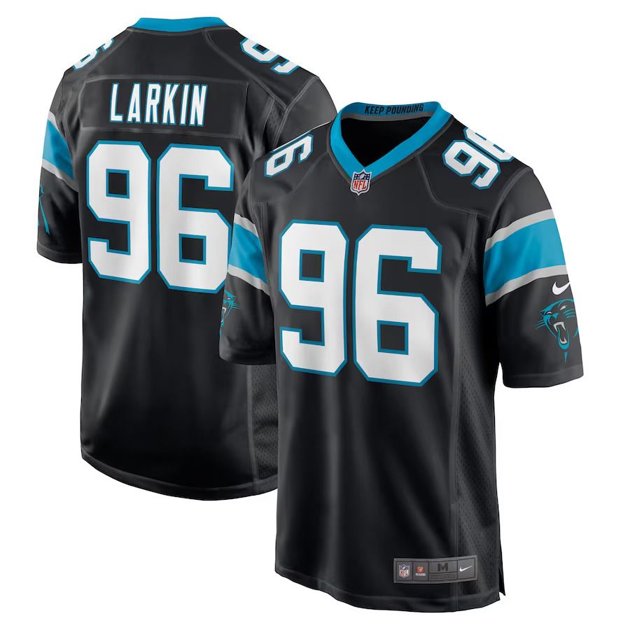 Men Carolina Panthers #96 Austin Larkin Nike Black Game Player NFL Jersey->carolina panthers->NFL Jersey